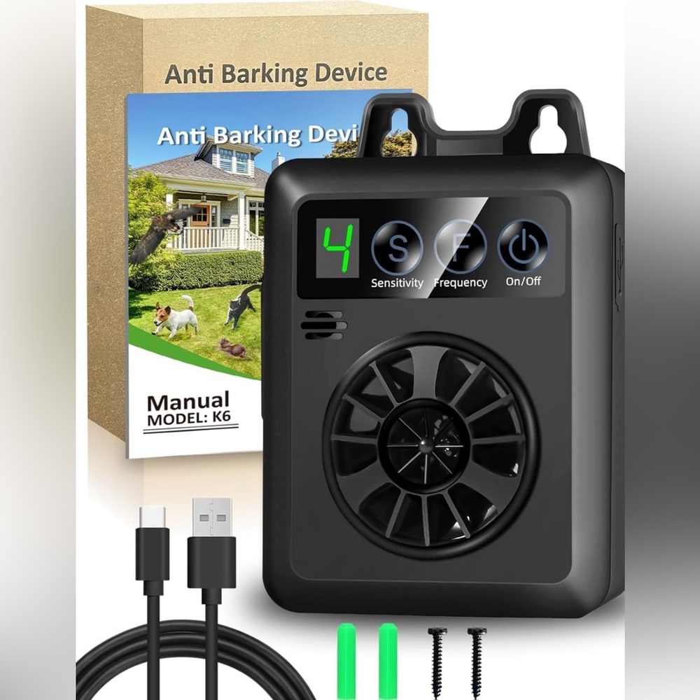 Rechargeable Ultrasonic Dog Barking Control Devices,, Indoor /Outdoor, Model K6